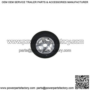 ST175/80R-13" Radial Tire & Aluminum 5-Star Rim, L.R. D