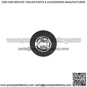 ST185/80R-13" Radial Tire & Black Split Spoke Alum. Rim L.R.C