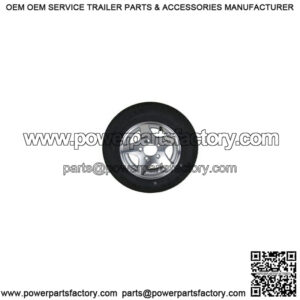 ST185/80R-13" Radial Tire & Aluminum 5-Star Rim, L.R. D