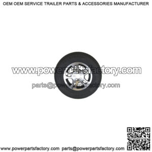 ST205/75R-14" Radial Tire & Black Split Spoke Alum. Rim L.R.D