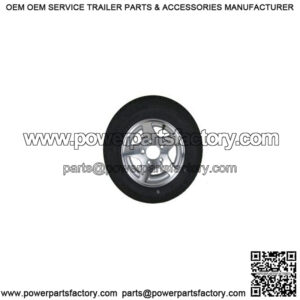 ST205/75R-15" Radial Tire & Aluminum 5-Star Rim, L.R. C