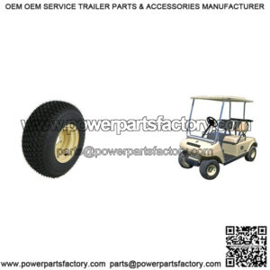 SUPER TURF 18 x 8.5 x 8 Tire & Painted Rim, 4-Ply Rating