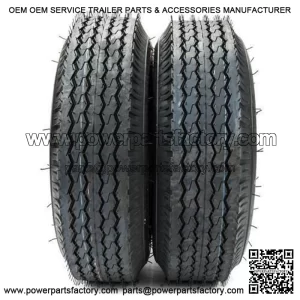 2pcs 4.80/4.00-8 Trailer Tires LRB 4 Ply Bias Load Range B 4.80-8 4.80x8