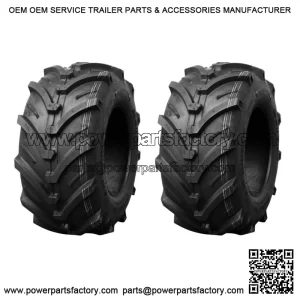 Set of 2, Deli 18x8.50-8 Lawn Mower Tires 8 Ply Heavy Duty Garden Tractor Lug