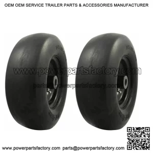 2 Flat Free Tires For TimeCutter SS 4235 Cub Cadet 50 Troy-Bilt Mustang 42