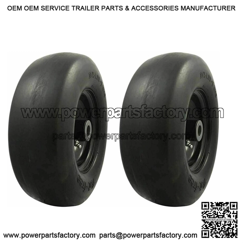 2 Flat Free Tires For TimeCutter SS 4235 Cub Cadet 50 Troy-Bilt Mustang 42
