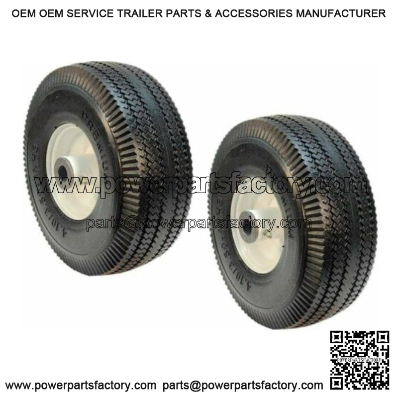 2 Flat Free Mower Front Wheels for TimeCutter-Z MX4250 Z5000 SS4260 SS4200
