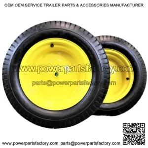 22x9.50-12 Tire & Wheel Assemblies - Set of Two - ATV/Lawn Tractor Upgrade