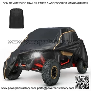UTV Storage Cover with Reflective Strip for Can-Am Maverick X3 RS (2015-2025) ?C Sun & Rain Protection