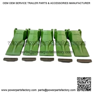 5-pk FITS V29SYL V29 29SYL V Style Bucket Digging Teeth W/ 29PN V29PN Flex Pins