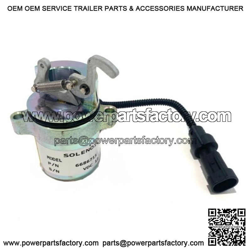 Fuel Shut Off Solenoid For Bobcat 863 864 873 883 6686715 12 Volt - Image 2