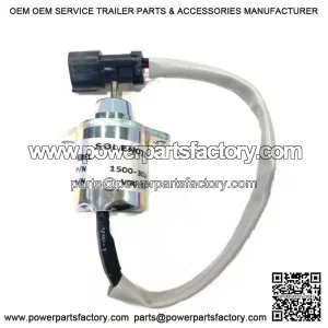 Fuel Shut Off Solenoid For Yanmar 42-100 41-9100 41-6383 1500-3076 1500-3024