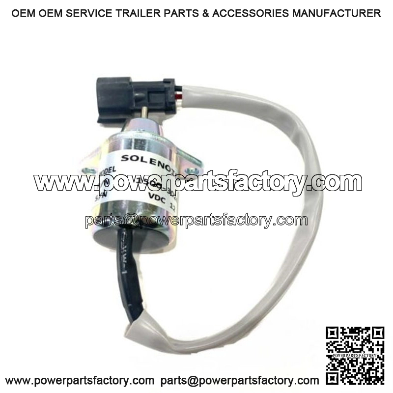 Fuel Shut Off Solenoid For Yanmar 42-100 41-9100 41-6383 1500-3076 1500-3024 - Image 2
