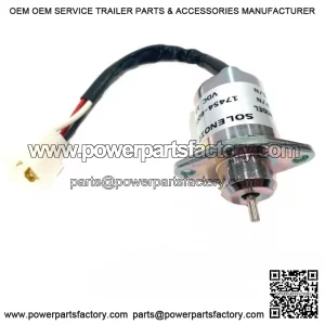 Fuel Shut Off Solenoid Shutdown For Kubota Yanmar SA4569T SA4569 17454-60010 12V