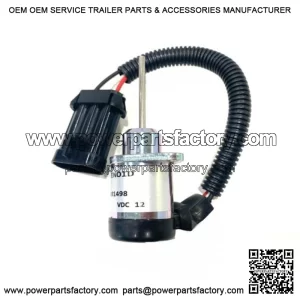 6691498 Fuel Shutoff Solenoid Fits Bobcat S150 S175 S185 S450 S530 T180 T190