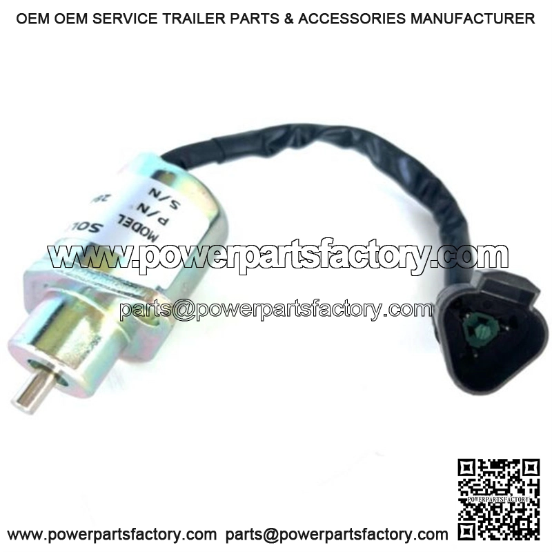 For Caterpillar Fuel Shut Off Solenoid Skid Steer 246 216 226 Perkins 2848A278
