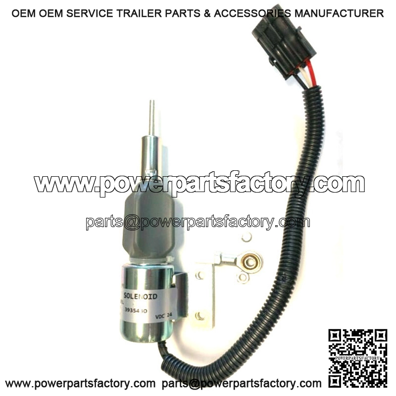 3935432 For Cummins Fuel Shutoff Solenoid 6BT 5.9L PC200 R210-5 R220-5 3935430 - Image 2