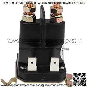 Starter Solenoid Replacement for Poulan Husqvarna 532192507 192507 582042801 582042802 Cub Cadet 725-06153A 21546294 435-325 MTD Lawn Mower Tractor Craftsman YS4500 LT2000