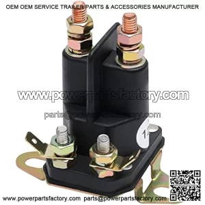 4 Pole Starter Solenoid Relay Switch 145673 Compatible with Briggs Stratton 192507 532192507 Engine MTD Sears and Craftsman LT1000,Poulan Husqvarna Replaces 28-4210,110167,47-1910,532146154