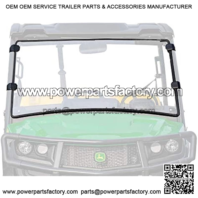 Heavy Duty Scratch Resistant Full Windshield for 2018+ John Deere Gator XUV 835E / 835M / 865E / 865M | 1/4" Thick Polycarbonate 250 Times Stronger Than Glass | Hard Coated!
