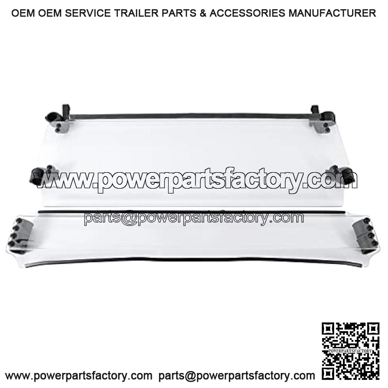 Clear Full Tilt Windshield Compatible with 2012-2020 John Deere RSX860M / RSX860E / RSX860i / RSX850i / RSX850i SPORT / RSX850i TRAIL/Gator XUV550 / Gator XUV550 S4