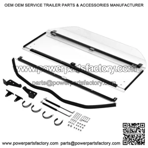 2-in-1 Front Flip Windshield Upgrade for Can-Am Maverick X3 (2018-2025)