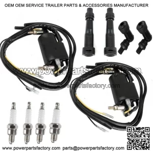 Kawasaki KZ650B Z650/KZ650C Custom/KZ650D SR 1977-1979 Ignition Coils Set of 2