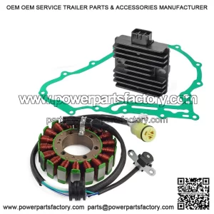 Stator & Gasket Regulator for Yamaha Raptor 700 YFM700 (2006-2008, 2013, 2015) - Complete Charging System Kit