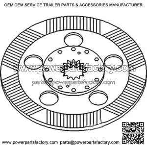 AL112982 Brake Disc Fits John Deere 6410 6010 6205 6320 6400 6506