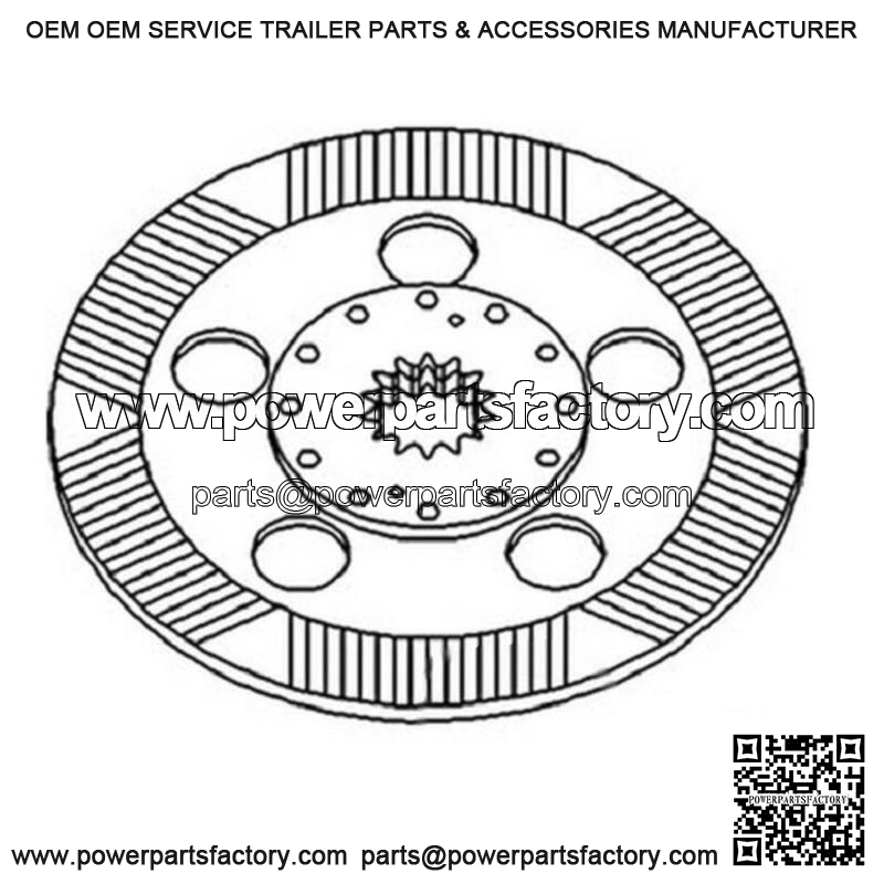 AL112982 Brake Disc Fits John Deere 6410 6010 6205 6320 6400 6506 - Image 2