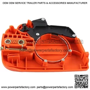 Clutch Cover Starter Brake Assembly, Clutch Sprocket Cover Chain Brake Assembly Fits for Husqvarna 350 235 235E 236 240 Chainsaw.