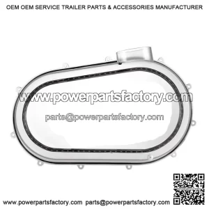 Clear Outer Clutch Cover with RGB Lighting for Can-Am Maverick X3/MAX R (2018-2024)