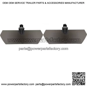 2PCS UTV 1.25-2'' Sun Visor Sun Shade for Can Am X3 Polaris RZR XP 1000 Honda (For: John Deere Gator CS)