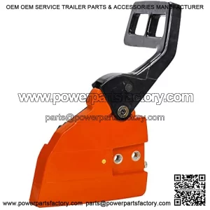 Clutch Cover Brake Handle Sprocket Brake Cover Compatible with Husqvarna 136 137 141 142 Chainsaw Replacement Part#530054802, 5300548-02, 530053017