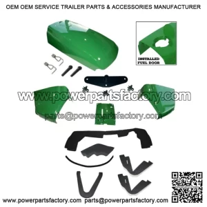 New Upper Hood/Fuel Door Kit/Cowl Set/CATCH/ Seal Kit fits John Deere 4500