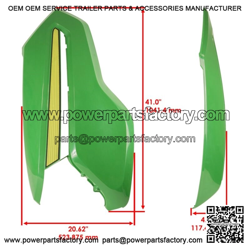 Left Hood Panel For John Deere X350 X350R X354 X360 X370 X380 X384 X390 X394 - Image 2