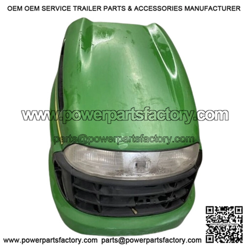 OEM JOHN DEERE LA120 RIDING LAWNMOWER COMPLETE HOOD W/ LIGHTS - Image 3