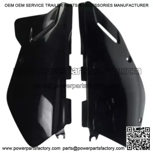 SUZUKI 1996 - 2020 DR650SE BLACK SIDE FRAME COVERS OEM LEFT  & RIGHT