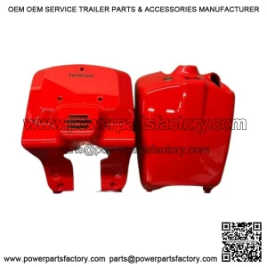 HONDA NPS50 RUCKUS BATTERY PLASTIC GLOSS 64300-GGA-740ZA 81130-GEZ-010ZJ RED