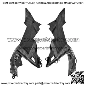 Kawasaki Z650 2020-2023 Carbon Fiber Under Tank Panels Protective Covers