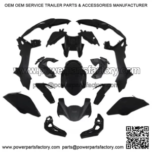 Kawasaki Z650 2017-2019 Black Fairing Bodywork Injection ABS Plastic