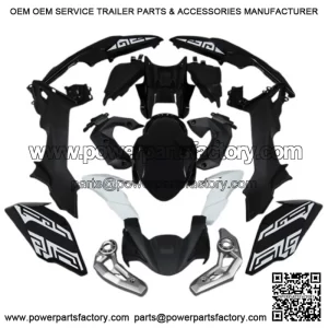 Kawasaki Z650 2017-2019 Black White Fairing Bodywork Injection ABS