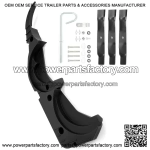 Mulching Attachment Kit with Blades for John Deere 54C, 54X, 54D 54" Mower ?C BM20827