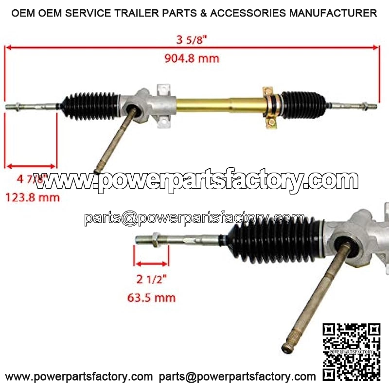 Rack and Pinion Steering Box Assembly Compatible with John Deere Gator 2X4 4X6 / E-Gator - Image 2