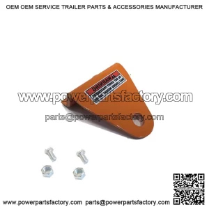 7 Gauge Steel Trailer Hitch with Bolts & Nuts NPW78959 Fits Scag