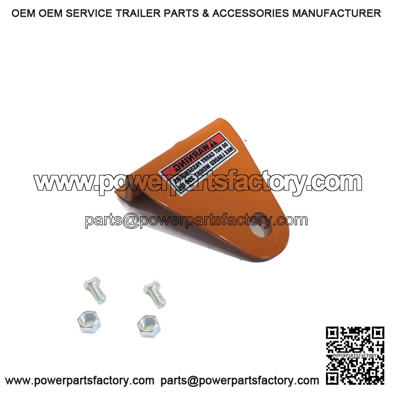 7 Gauge Steel Trailer Hitch with Bolts & Nuts NPW78959 Fits Scag