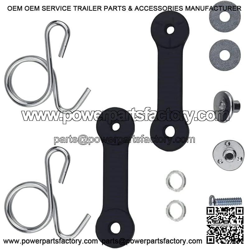 2 Pack 532160793 160793 Tractor Bagger Latch Grass Chute with Hook Bagger Latch Straps for Husqvarna/Poulan/Roper/Sears/Craftsman/Weed Eater/AYP