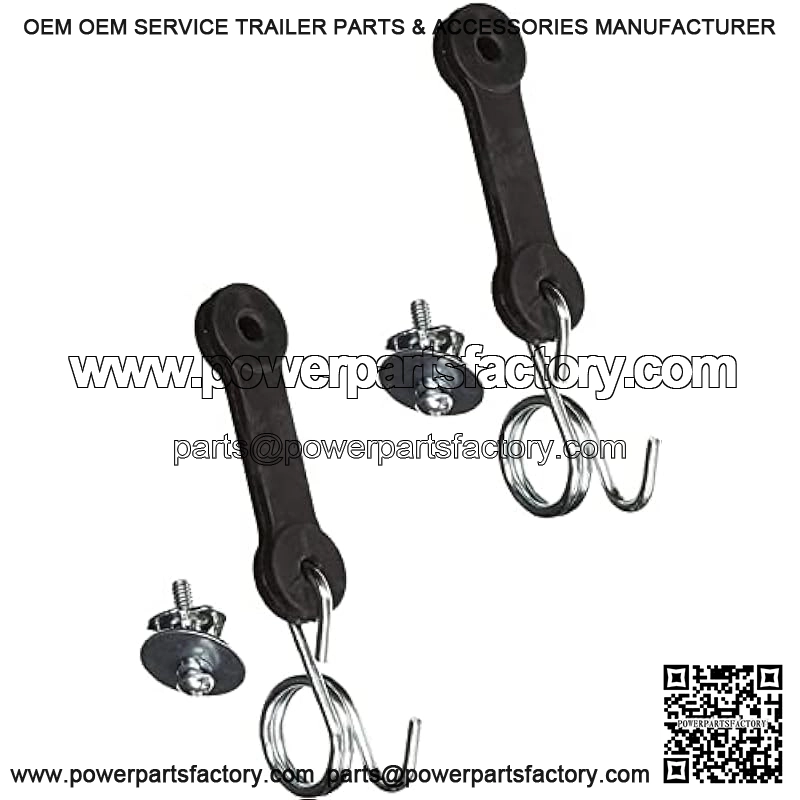2 Pack 532160793 160793 Tractor Bagger Latch Grass Chute with Hook Bagger Latch Straps for Husqvarna/Poulan/Roper/Sears/Craftsman/Weed Eater/AYP - Image 2