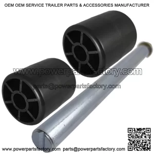 2Pk Deck Roller With Shaft Rod for John Deere M113955 M41644 M111134 GT GX LX
