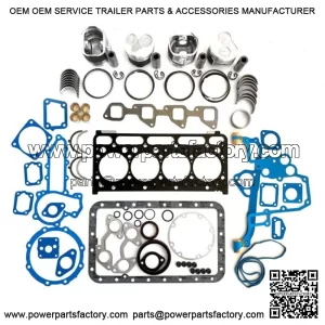 For Diesel Kubota V2203 Engine Overhaul Kit STD With Glow Plugs